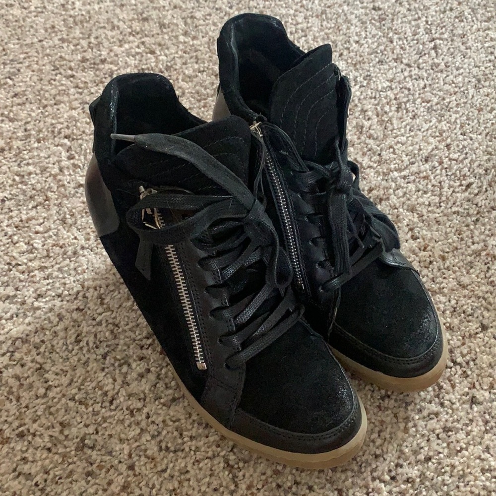 Miz Mooz Heeled Tennis Shoe